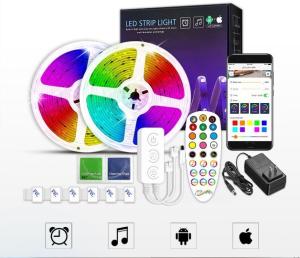 China Led Strip Kit Wifi Bluetooth Amazon Alexa Google Home Flexible RGB LED Strip on sale