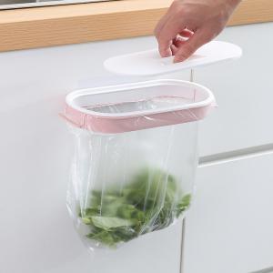 Best Hanging Trash Garbage Bag Holder, Adhesive Garbage Bag Holder Rack Frame with Cover Trash Bag Hanger Wall mounted wholesale