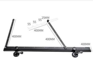 Cutting guiding rule multi-functional horizontal positioning special measuring ruler tile worker tool tile cutting tool