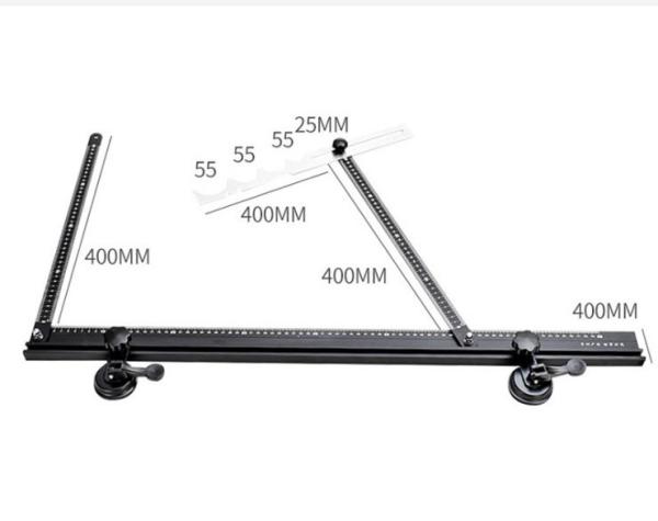 Cheap Cutting guiding rule multi-functional horizontal positioning special measuring ruler tile worker tool tile cutting tool for sale