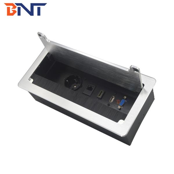 Cheap with EU power plug soft design brushed flip up desk socket BB606 for sale