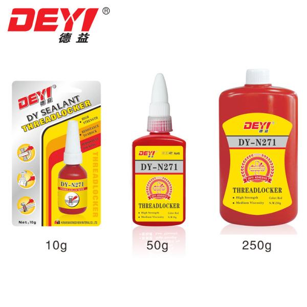 Cheap Anaerobic Adhesive Red Threadlocker Adhesive Wtih Low Viscosity for sale