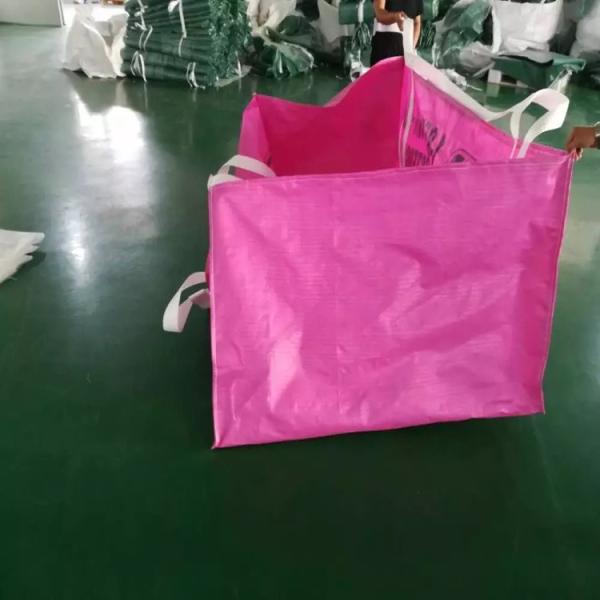 Cheap Waste Collection PP Bulk Bags 1000kgs Loading Weight With UV Stabilization for sale