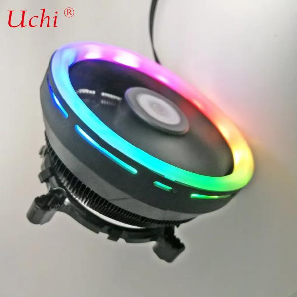 Cheap RGB Fan Heatsink Led Cpu Air Cooler Push Down Type for sale