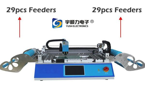 Cheap Desktop 58pcs Feeders SMT Pick And Place Equipment Embedded Linux System for sale