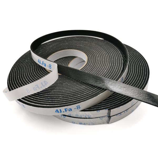 Cheap Environmentally Friendly Single Sided Black EVA Foam Tape For Sealing Doors And Windows for sale