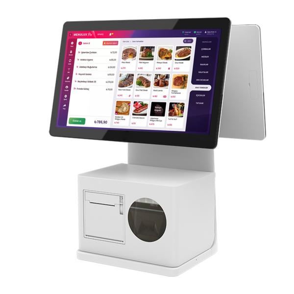 Cheap pos system touch screen with Optional Magnetic Card Reader and Printer for sale