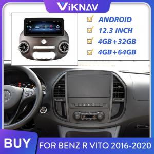 China Double Din ABS Mercedes Benz Radio Stereo For Vito 2016 To 2020 on sale