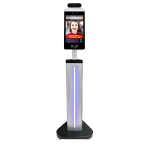 Building Access Control Wall/Standing 8 Inch Android Based Panel Terminal Support Wiegand Relay RS485