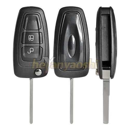 Cheap Ford 2Buttons Smart Key Shell with Emergency Key Insert for sale