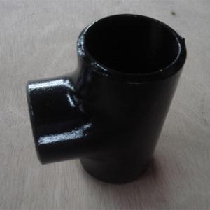 China Carbon Steel A53 Sch160 Black Pipe Reducing Tee Equal Sch40 Sch80 A234 WPB ASTM B16.9 on sale