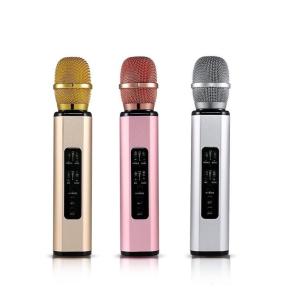 Best Bluetooth Multifunction Karaoke Microphone Speaker with Rechargeable Battery wholesale