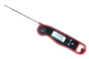 Foldable Probe Instant Read Meat Thermometer With Bright Lcd Backlight Display