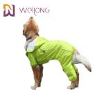 Safety Stripe Pet Raincoat Full Customization Dog Reflective Raincoat
