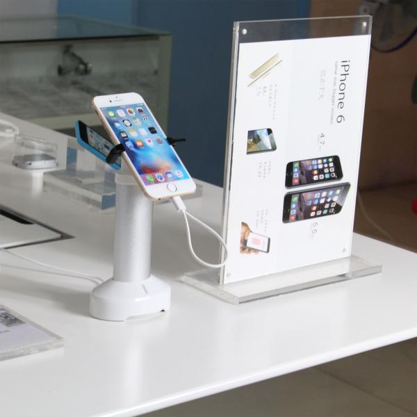 Cheap COMER Gripper stand for mobile phone secure display counter display stands for cellular phone for sale