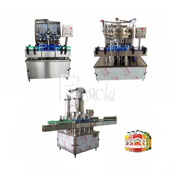 Cheap 3000BPH Carbonated Beverage Filling Machine / Soft Drink Glass Bottle Pulling Ring Cap for sale