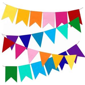 Best Custom Flags 68D/100D Polyester Custom Mini Triangle String Flags wholesale