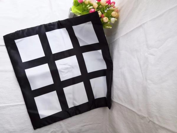 Cheap 9 Panal Sublimation Blank Pillow Case 9 Panal Sublimation Blank Cushion Cover for sale