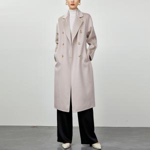 Best Breathable Women Cashmere Mixed Oversized Winter Coat wholesale