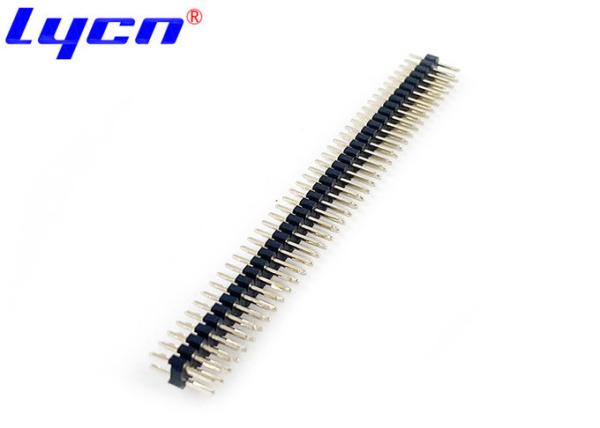 Cheap 2.54mm Pitch Double Row Pin Header Connector Current Rating 3.0A for sale