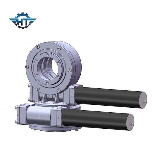 Cheap Customized Designed Dual Axis Slew Drive AC / DC Motor For Flat Single Tracking System for sale