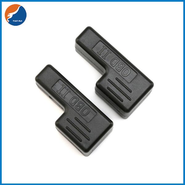 Cheap Auto Car Diagnostic OBD L Type Encloser OBD2 Connector OBD II Enclosure 90 Degree Right Angle for sale