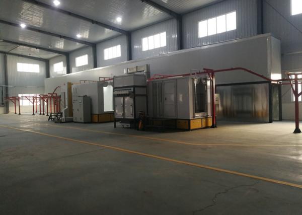 Cheap Automatic Recycling PP Large Powder Coating Booth High Efficient for sale
