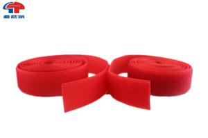 Best Red 2 Inch Wide Sew On hook and loop Straps Roll For Medical , Eco - friendly wholesale