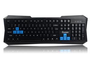 China Wired Gaming Keyboard 104 Key Keyboard For Entry Level Gamers , Black on sale