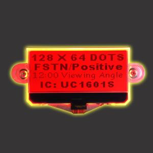 China Character Transflective 128x64 Graphic LCD Module Display Fstn Positive COG Type on sale