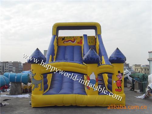 Cheap Mickey mouse inflatable slide , inflatable stair slide toys , slip n slide for sale