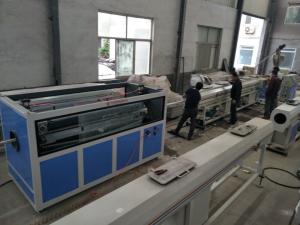 High Output pvc plastic extrusion line , pvc pipe production line