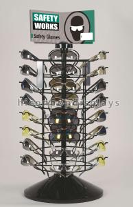 China Eyewear Countertop Spinner Display Rack Metal Wire Visual Merchandising on sale