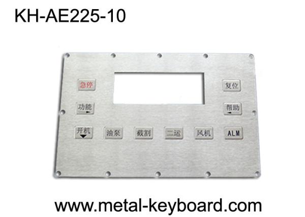 Cheap Custom Stainless Steel Panel Mount Keypad Kiosk With 10 Keys For Harsh Environment for sale