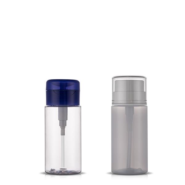 Cheap 150ml Push Down Pump Dispenser Empty Push Top Bottles Containers For Nail Polish for sale