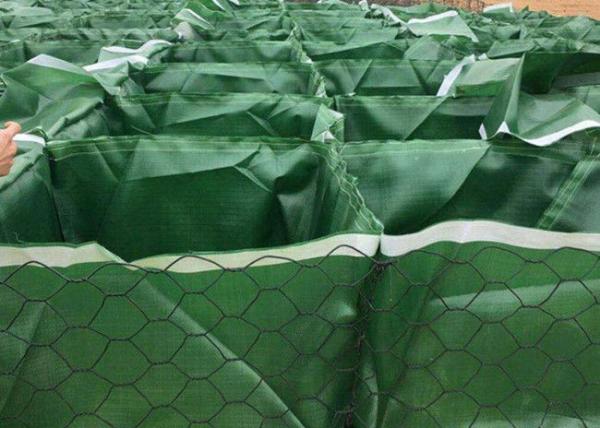 Cheap Hexagonal Wire Twisted Gabion Basket Square Rectangular Hole Shape for sale