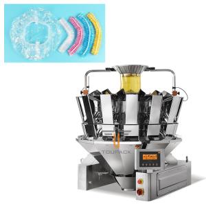 China 14 Head Combination Scale 200g Disposable Shower Cap Food Plastic Wrap Automatic Weighing Machine on sale