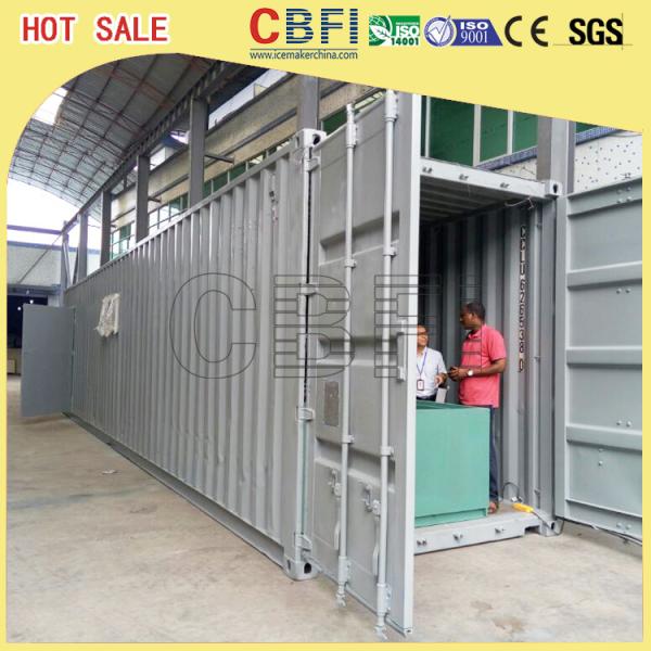Cheap 5 Ton Per Day Containerized Block Ice Machine, Ice Block Making Business  for sale
