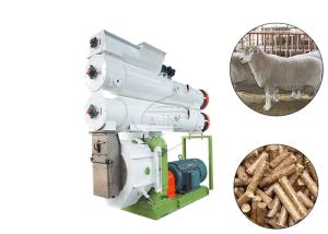 Best 5t/H Animal Feed Pellet Machine 2mm-12mm Pellet Size With Security Separator wholesale