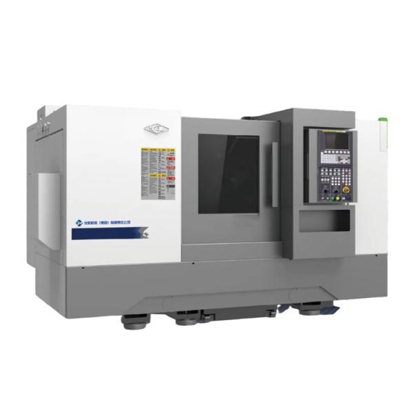 Cheap SMTCL CNC Turning Center Milling Machine HTC40E Slant Bed CNC Lathe Machine For Metal for sale