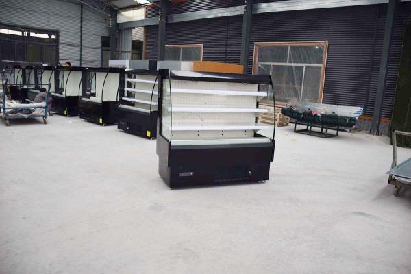 Cheap Defrosting R290 660mm Refrigerated Open Display Fridge for sale