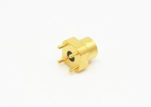 Best Mini SMP Series Male RF Connector Pin Header PCB Mount Full Detent 4 Short Legs wholesale