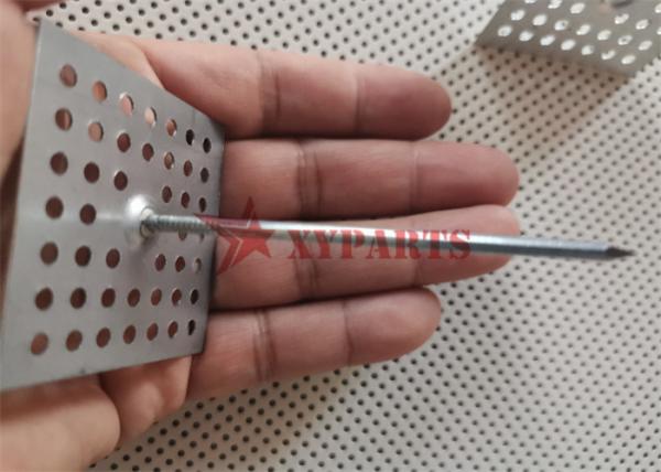 Cheap 12 Ga Galvanized Steel Perforated Insulation Hangers With Speed Clips For Air System for sale
