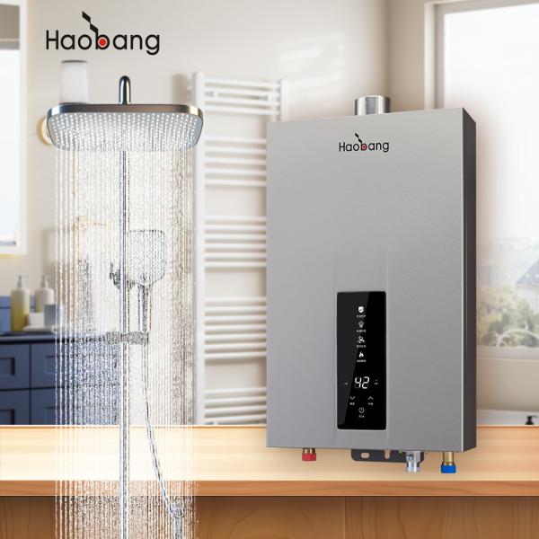 Cheap Customizable Colors And 35-80 Degree Temperature Control Range In Power Vented Gas Water Heater for sale
