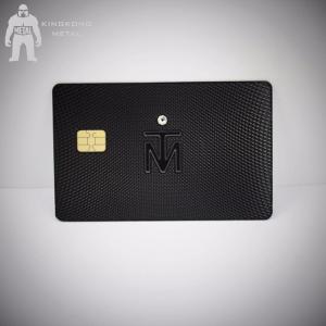 Best Laser Cut Gold Silver Metal Membership Card with Ic Contact Chip Diamond Inlay wholesale