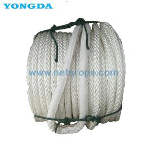 China Waterproof insulated 12-Strand Polyethylene Rope for live-line work and marine equipment maintenance on sale
