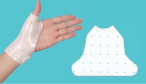 White Custom Thermoplastic Splint Thumb Gauntlet Splint ISO9001 Approved