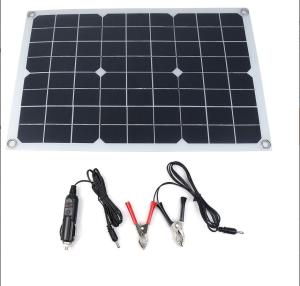 20W MONO Peel And Stick Thin Film Solar Panels Customized  Output Peak Voltage