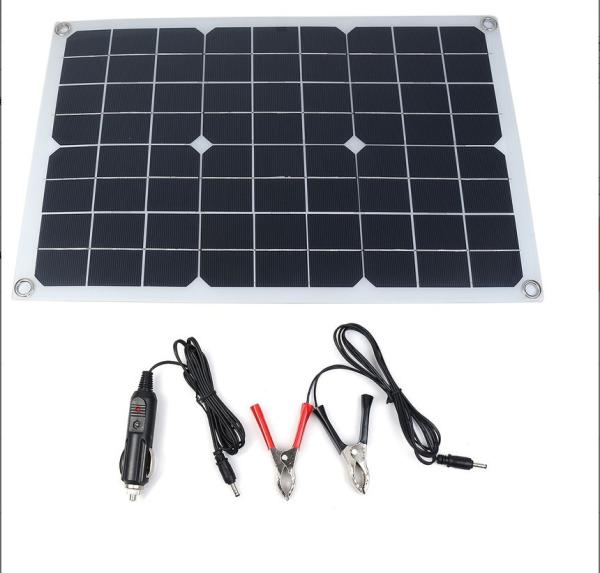 Cheap 20W MONO Peel And Stick Thin Film Solar Panels Customized  Output Peak Voltage for sale