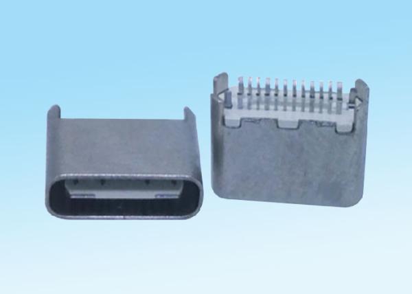 Cheap Splint Type 24 Pin USB Connector , USB 3.1 C Connector 0.5 - 2.0kgf Insertion Force for sale